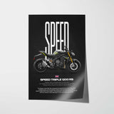 2025 Speed Triple 1200RS Motorcycle Poster