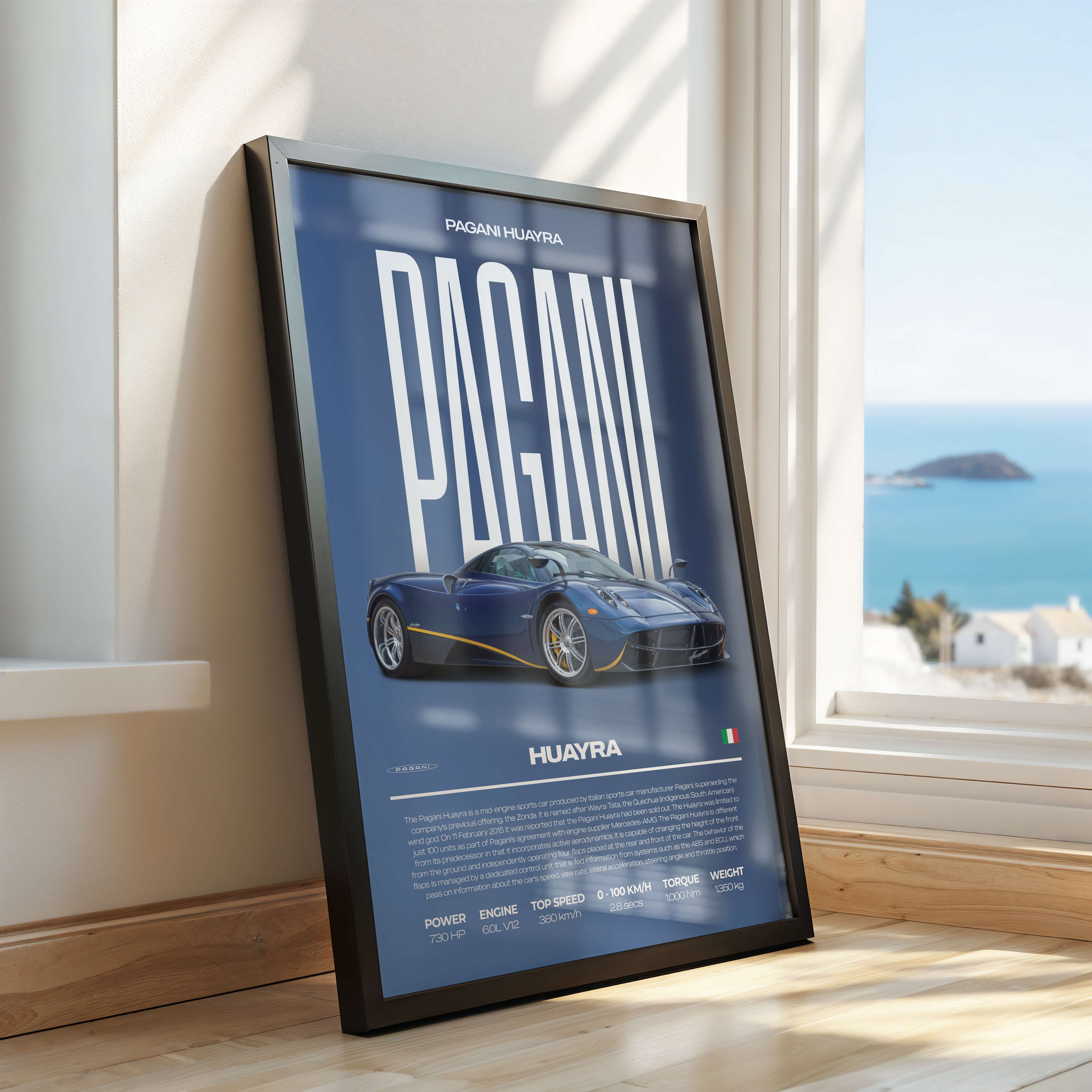 Pagani Huayra Poster