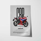 2024-Present CBR500R Motorcycle Poster