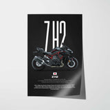 Z H2 Motorcycle Poster