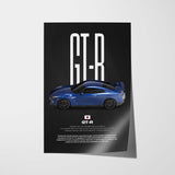 GT-R Car Poster