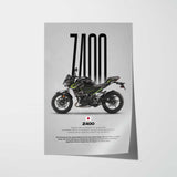 Z400 Motorcycle Poster