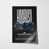 2008-2020 GSX1300R Hayabusa Motorcycle Poster