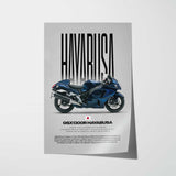 2008-2020 GSX1300R Hayabusa Motorcycle Poster