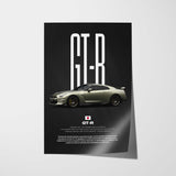 GT-R Car Poster