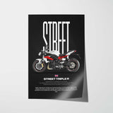 2013 Street Triple R Motorcycle Poster