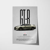GT-R Car Poster