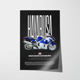 1999-2007 GSX1300R Hayabusa Motorcycle Poster