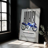 1999-2007 GSX1300R Hayabusa Motorcycle Poster