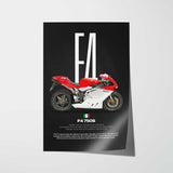 2000 F4 750 S Motorcycle Poster