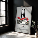 2000 F4 750 S Motorcycle Poster