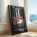 2000 F4 750 S Motorcycle Poster
