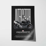 2009 VFR800 Interceptor Motorcycle Poster