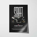 2009 Street Triple R Motorcycle Poster