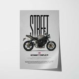 2009 Street Triple R Motorcycle Poster