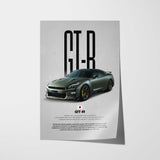 GT-R Car Poster