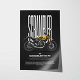 Scrambler 400 XC Motorcycle Poster