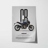 2021-2023 CB650R Motorcycle Poster