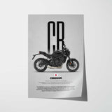 2021-2023 CB650R Motorcycle Poster