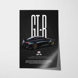 GT-R Car Poster
