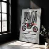 Hypermotard 698 Mono RVE Motorcycle Poster