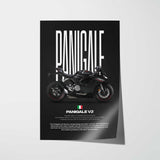 2020-2024 Panigale V2 Motorcycle Poster