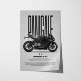 2020-2024 Panigale V2 Motorcycle Poster