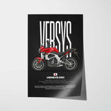 2008 Versys 650 Motorcycle Poster