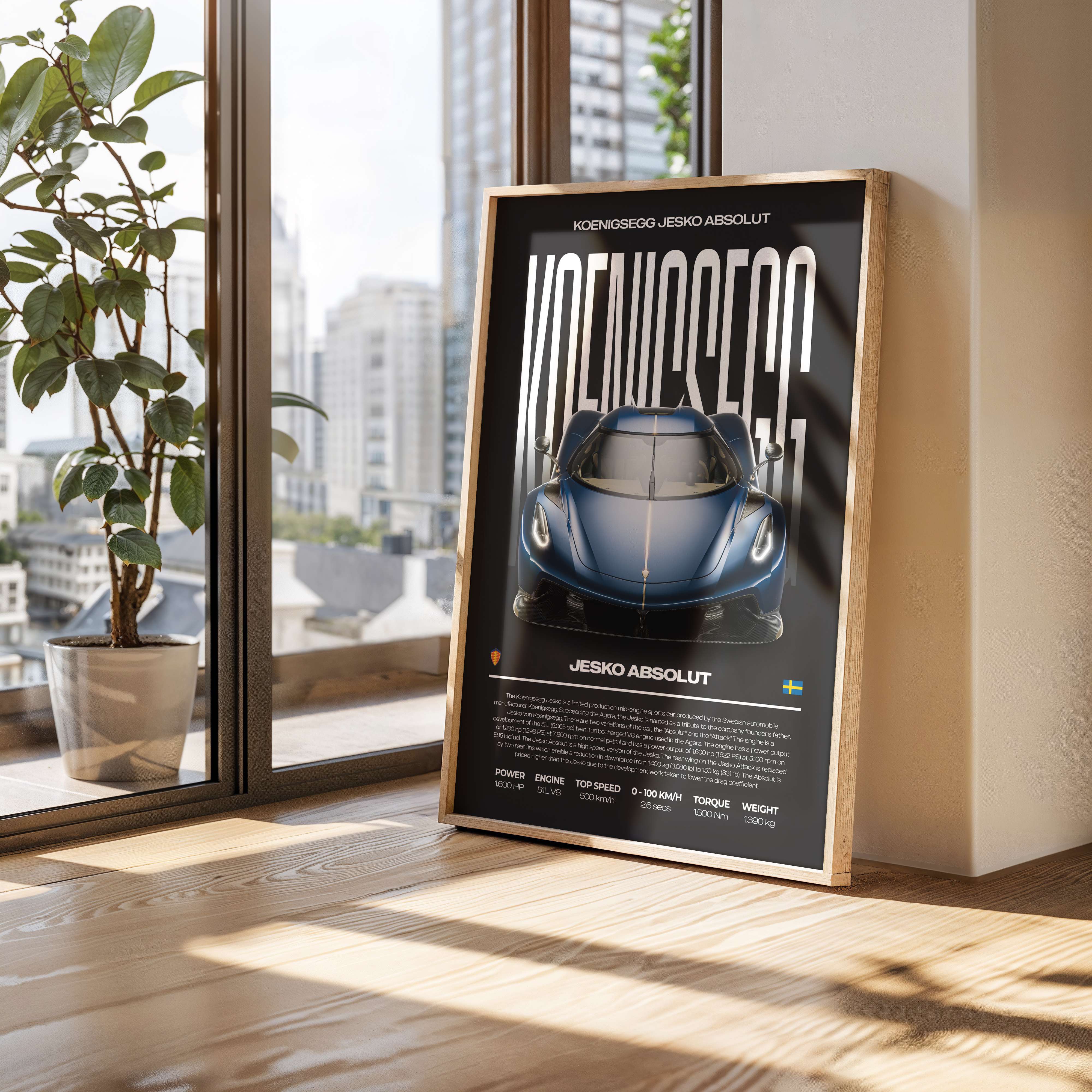 Koenigsegg Jesko Absolut Poster