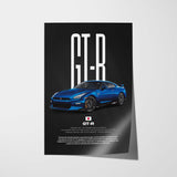GT-R Car Poster