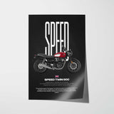 Speed Twin 900 Motorcycle Poster