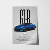 GT-R Car Poster
