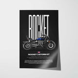Rocket 3 Storm GT Motorcycle Poster