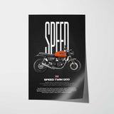 2023 Speed Twin 1200 Motorcycle Poster
