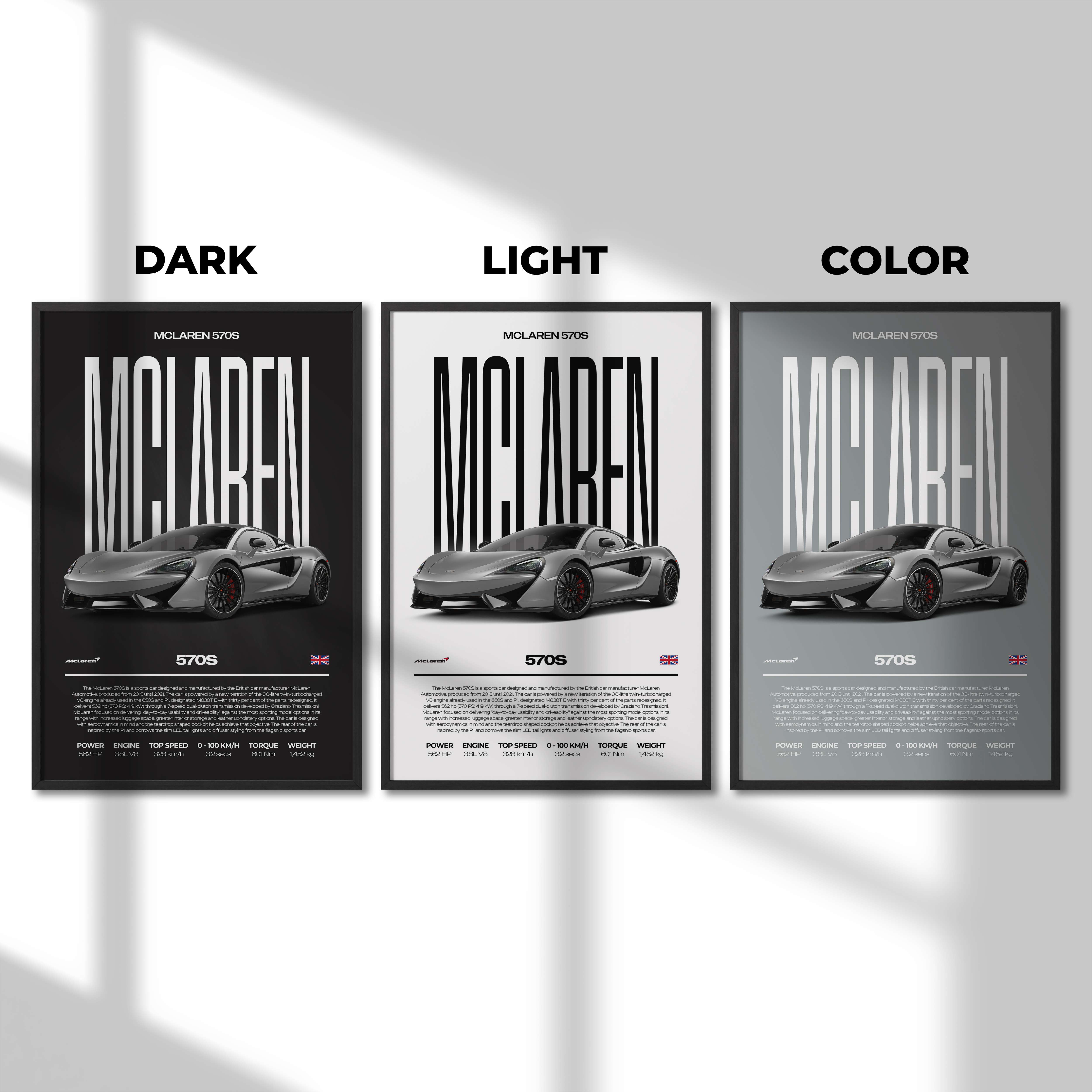 McLaren 570S Poster