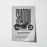 2024 Shadow Phantom Motorcycle Poster