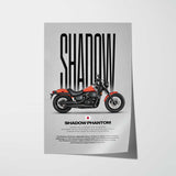 2024 Shadow Phantom Motorcycle Poster