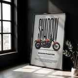 2024 Shadow Phantom Motorcycle Poster