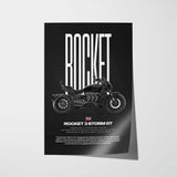 Rocket 3 Storm GT Motorcycle Poster