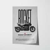 Rocket 3 Storm GT Motorcycle Poster