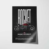 Rocket 3 Storm GT Motorcycle Poster