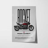 Rocket 3 Storm GT Motorcycle Poster