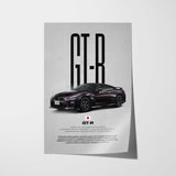 GT-R Car Poster