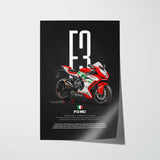 2022 F3 RC Motorcycle Poster