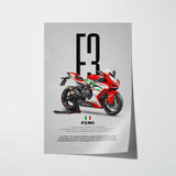 2022 F3 RC Motorcycle Poster