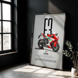 2022 F3 RC Motorcycle Poster