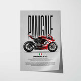 2020-2024 Panigale V2 Motorcycle Poster