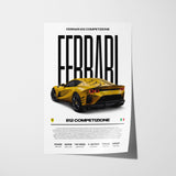 Ferrari 812 Competizione Poster