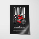 Panigale V2 Bayliss Motorcycle Poster