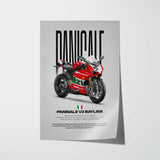 Panigale V2 Bayliss Motorcycle Poster